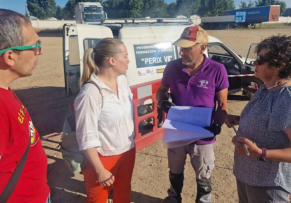 Obras en La Bañeza.