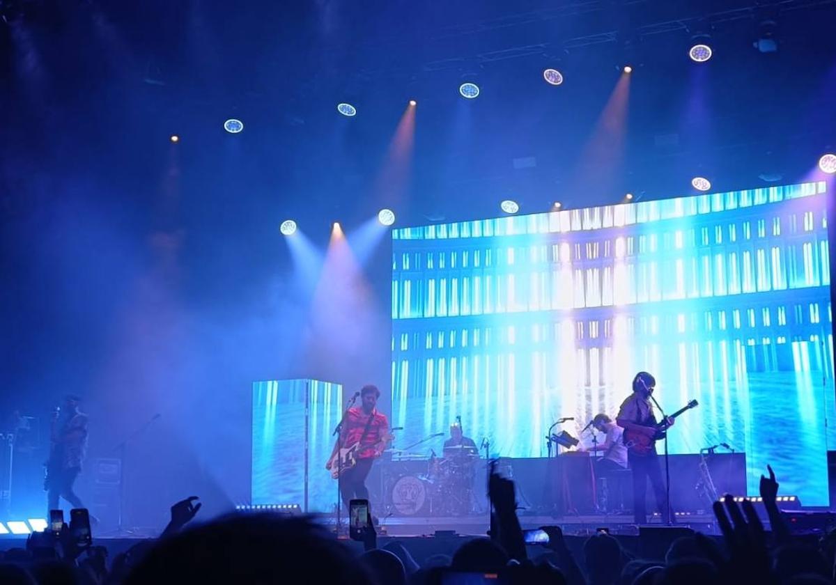 Un instante del concierto vivido en el Palacio de Exposiciones.