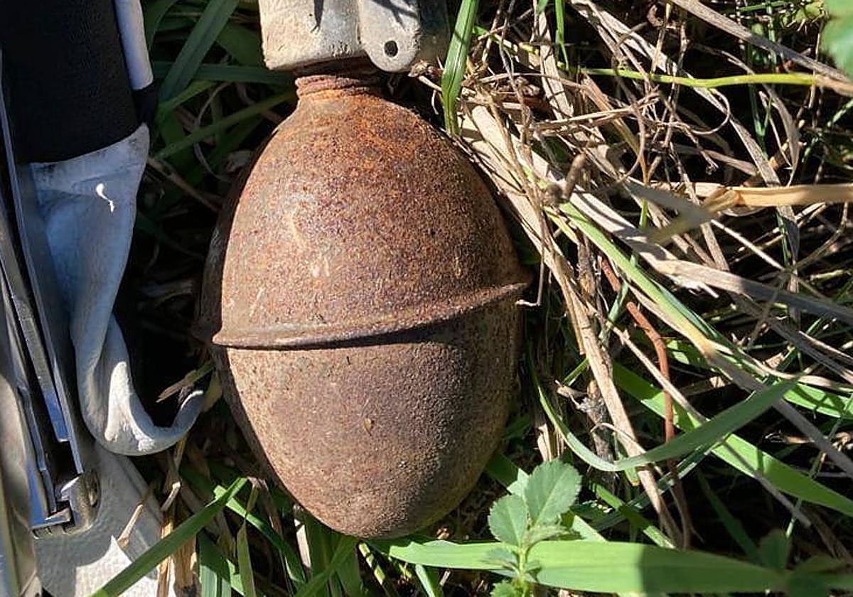 Granada desactivada por los Tedax en Compludo.