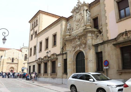 Imagen de la Audiencia Provincial de León, lugar donde se celebra el juicio.