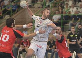 Milosavljevic, en el partido de este domingo ante Granollers.