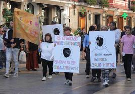 Marcha por la salud mental.