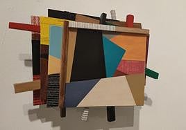 Una de las obras de Roberto Díez