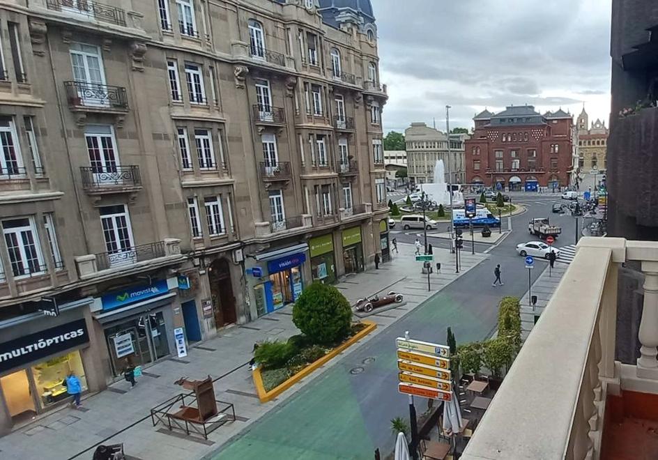 Vista de Santo Domingo desde el balcón de la Fundación Fernñandez Peña