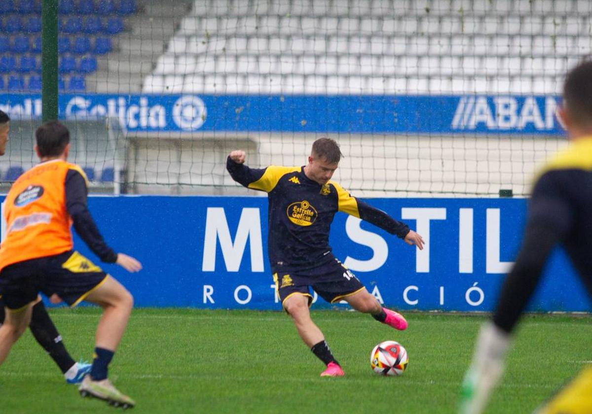 Entrenamiento del Dépor.