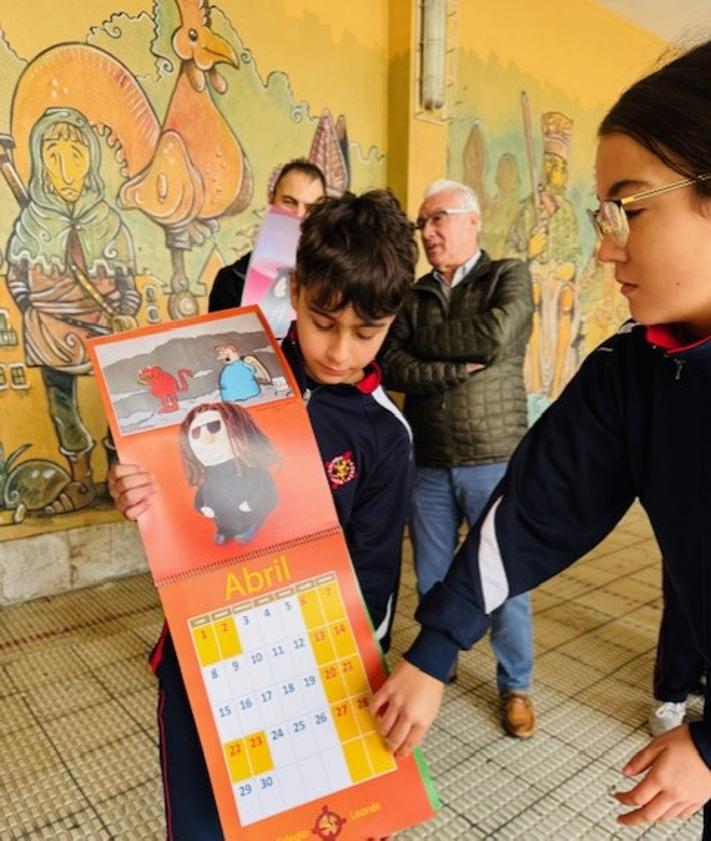 Imagen secundaria 2 - Dibujos realizados por los alumnos del Colegio Leonés.