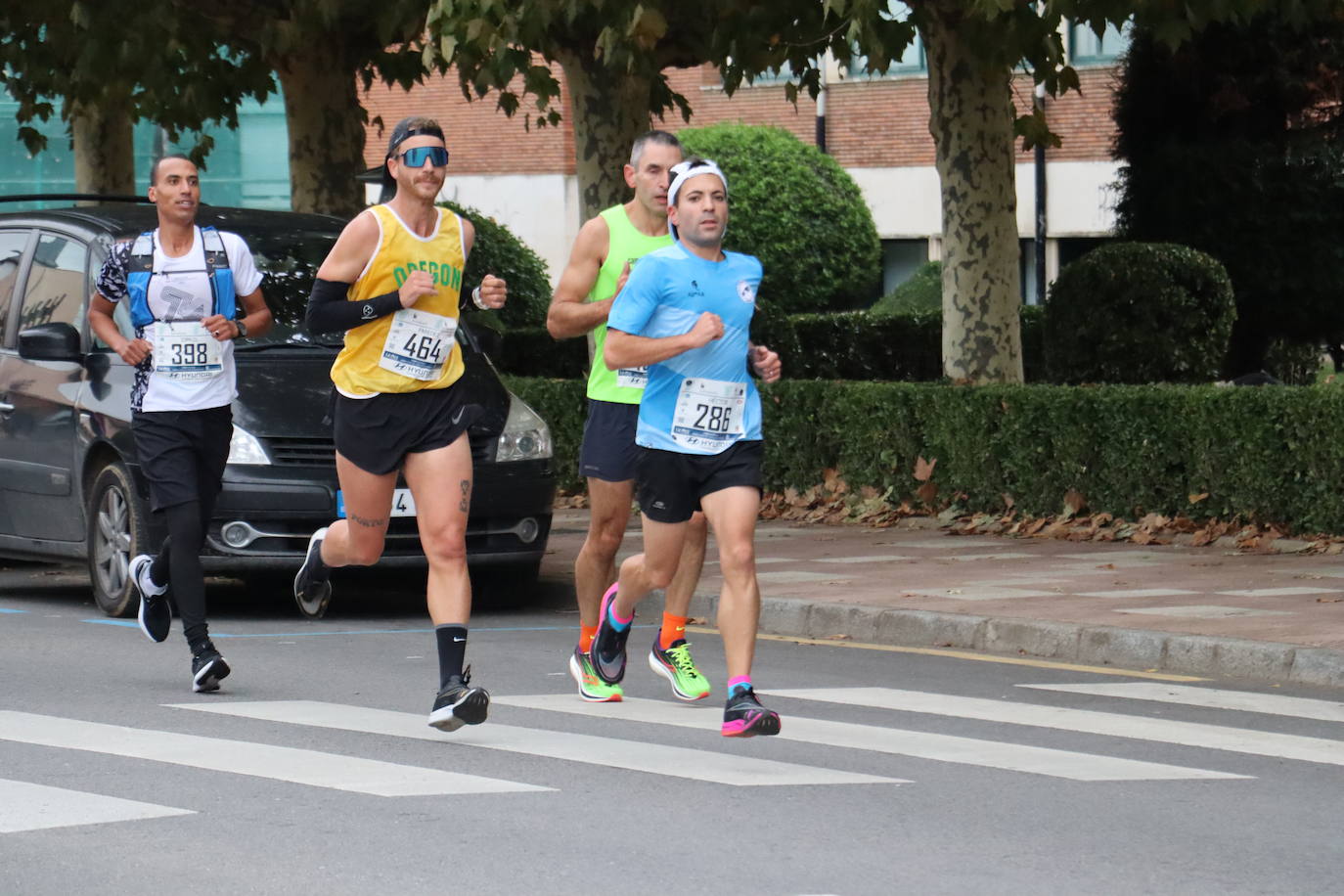 Salida y meta de los 10km de León