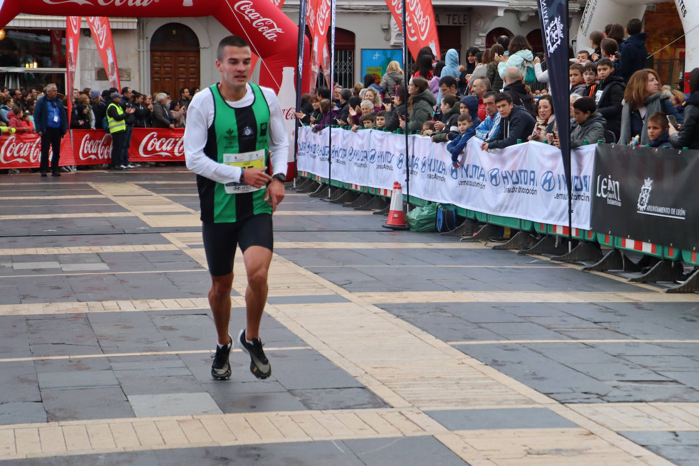 Salida y meta de los 10km de León