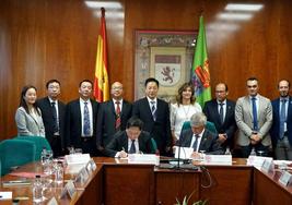 Firma entre la ULE y la Universidad de Xiangtan.