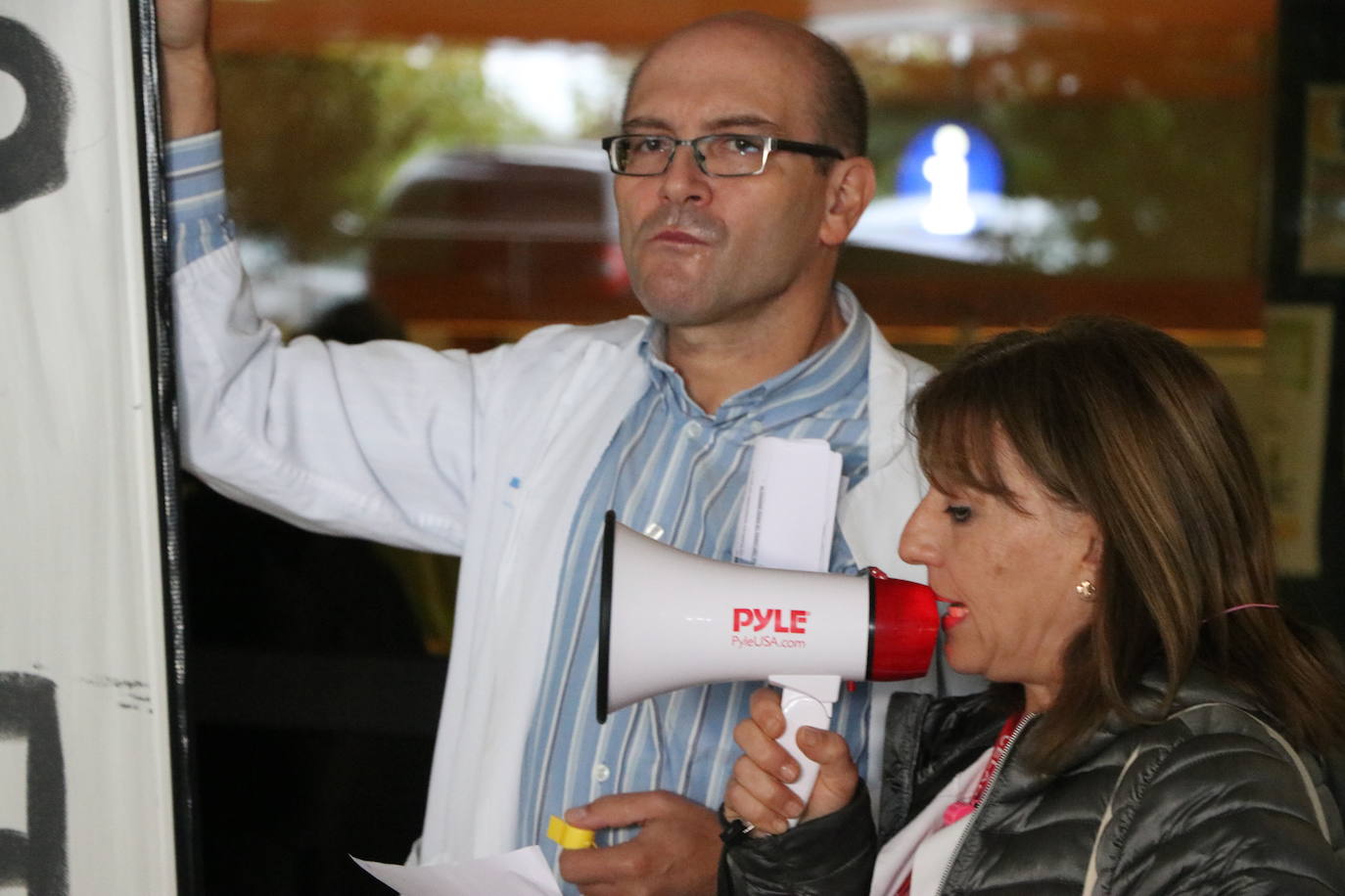 Concentración de trabajadores de Sacyl