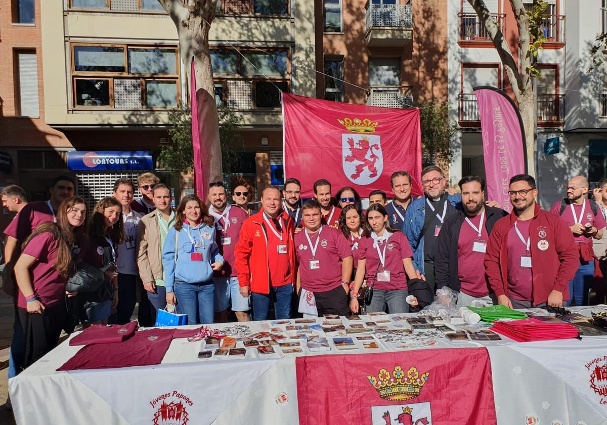 Delegación leonesa en la JOHC de Lorca de este 2023.