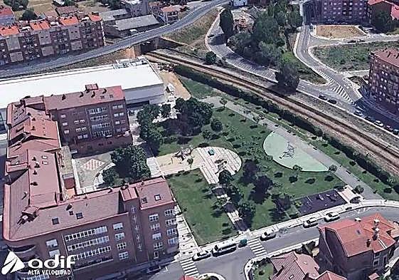 El PP de San Andres rechaza la pasarela azul que une las calles Orozco y La Raya