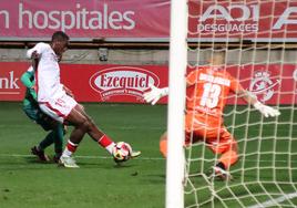 Dorian, en el partido ante el Arenteiro.