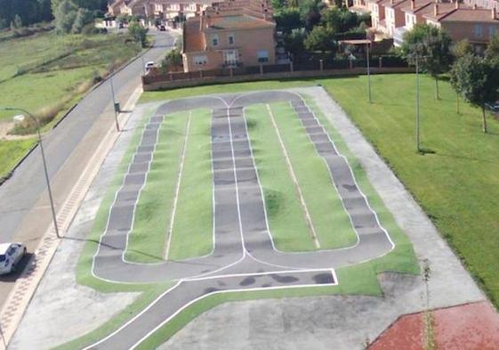 Vista aérea de la pista pump-truck de Villarrodrigo.