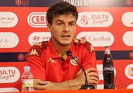 Joseba Muguruza en sala de prensa.