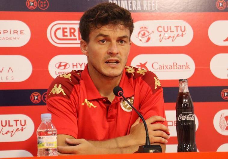 Joseba Muguruza en sala de prensa.