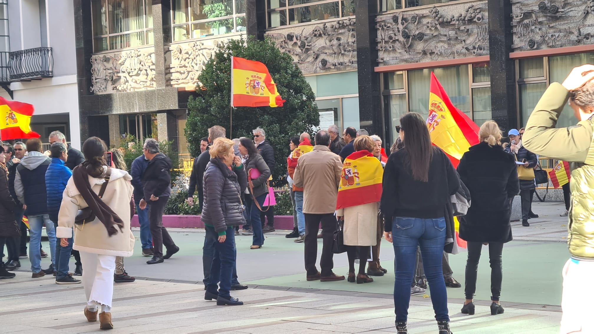 Concentración contra la amnistía en León