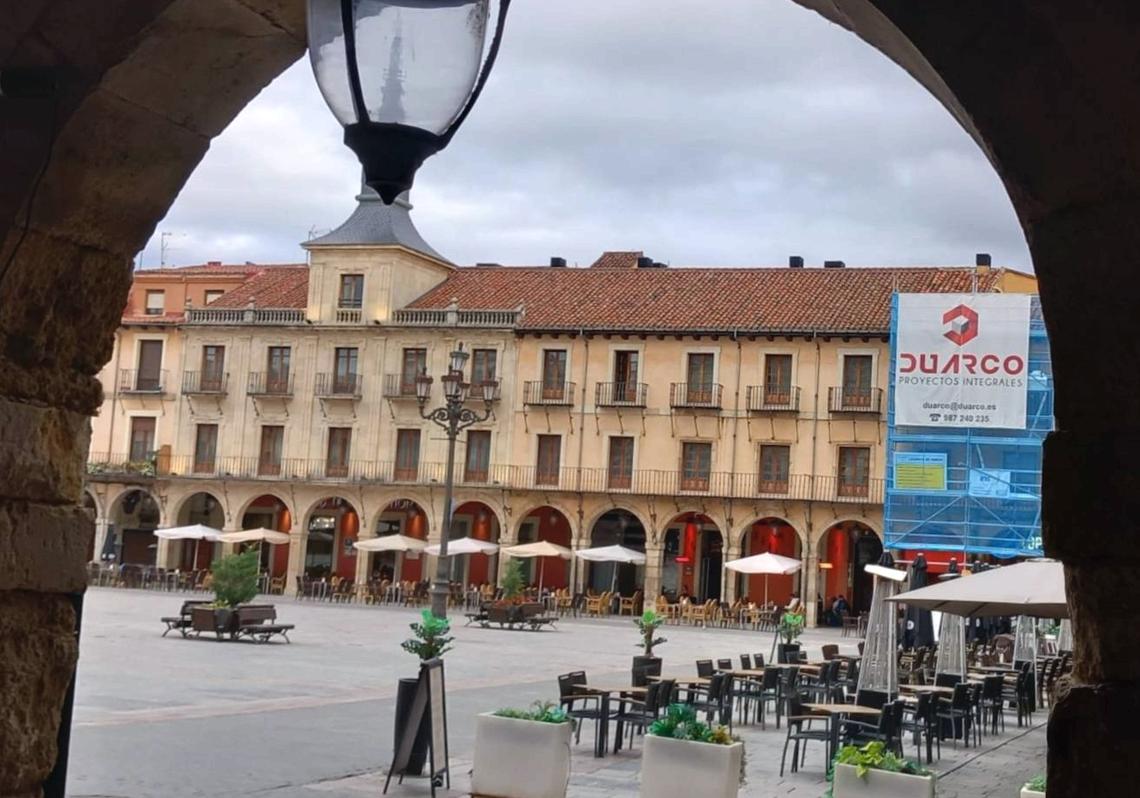 Imagen antes - Plaza mayor desde Calle Matasiete (1951)