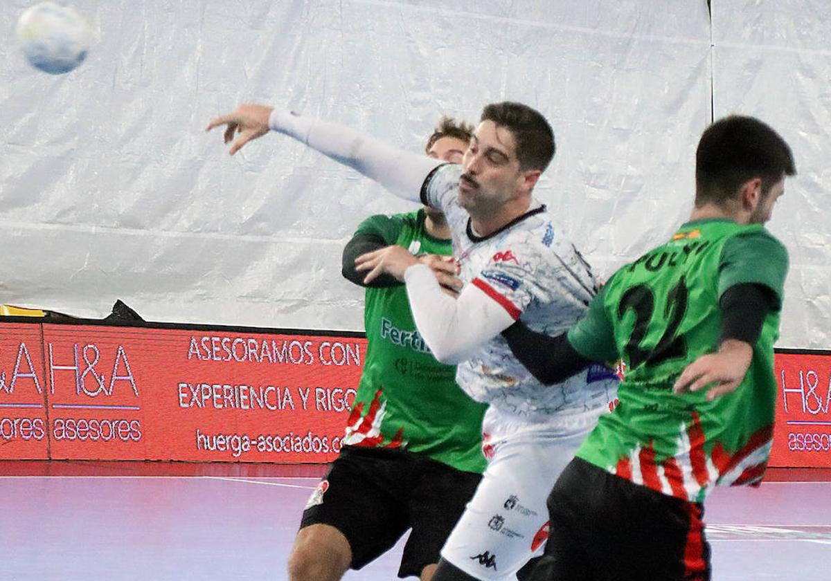 Juan Castro, en el partido de este domingo ante Puerto Sagunto.