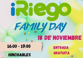 Cartel del Family Day de iRiego