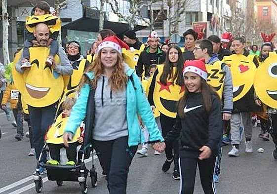 Imagen de archivo de una de las ediciones de la San Silvestre de León.