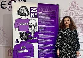 La concejala de Igualdad, Mercedes Escudero presentaba la agenda prevista para el 25N.