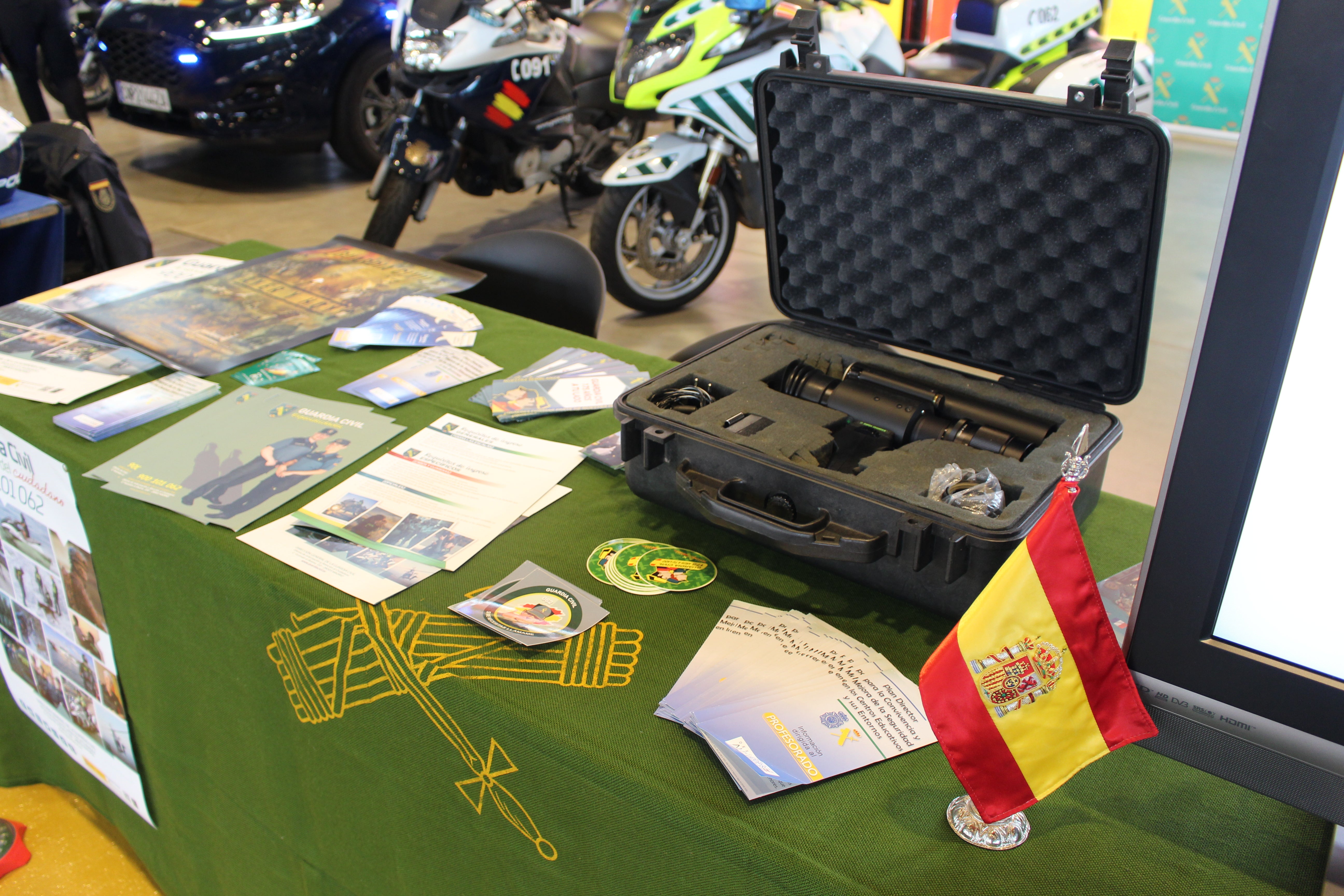 Stand de la Guardia Civil.