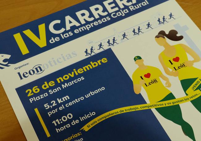 Cartel IV carrera de empresas Caja Rural