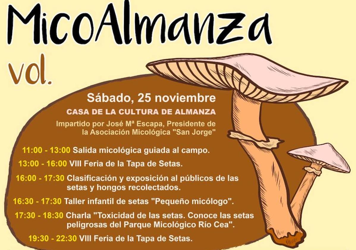 Cartel de MicoAlmanza, Feria de la tapa de setas