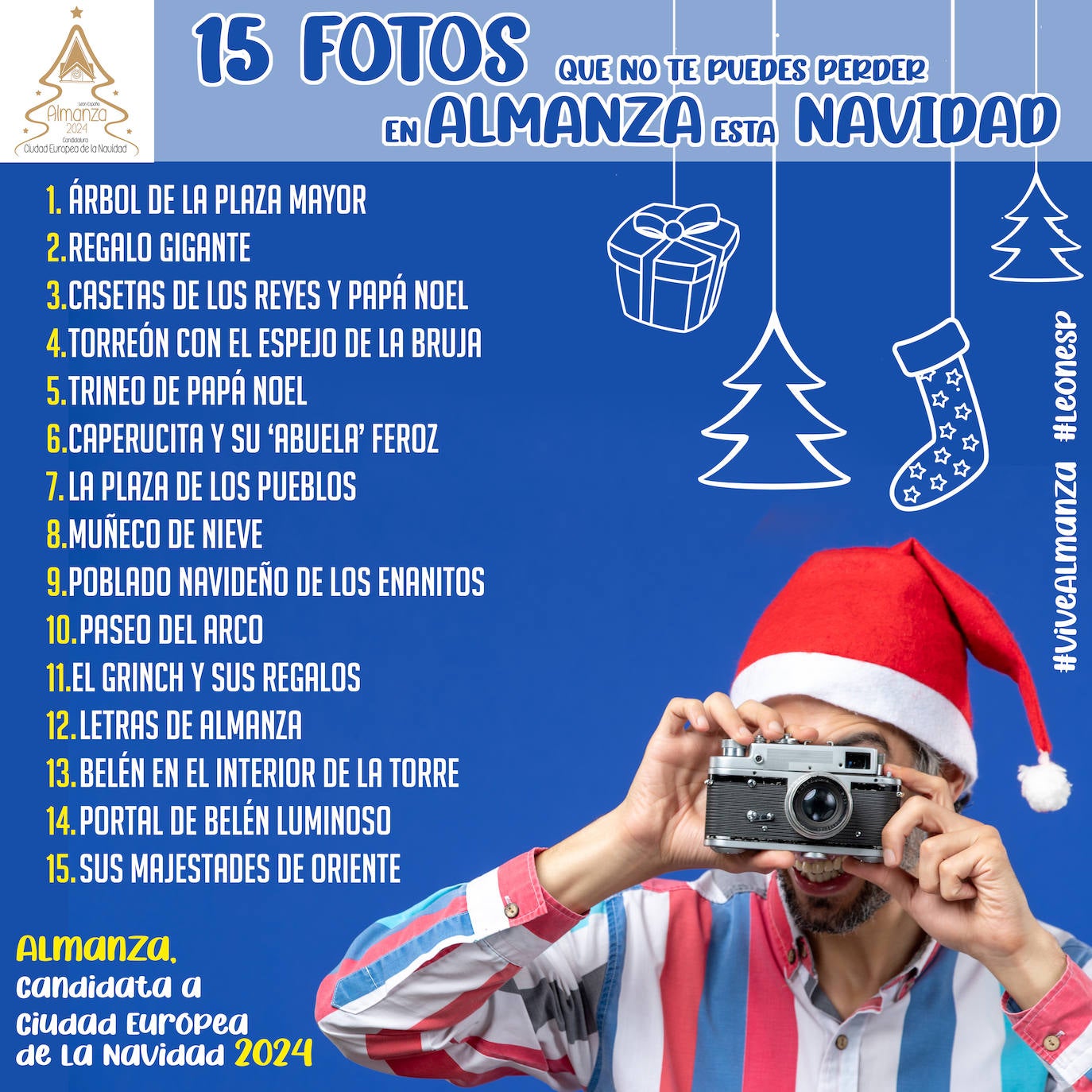 Fotos navideñas en Almanza