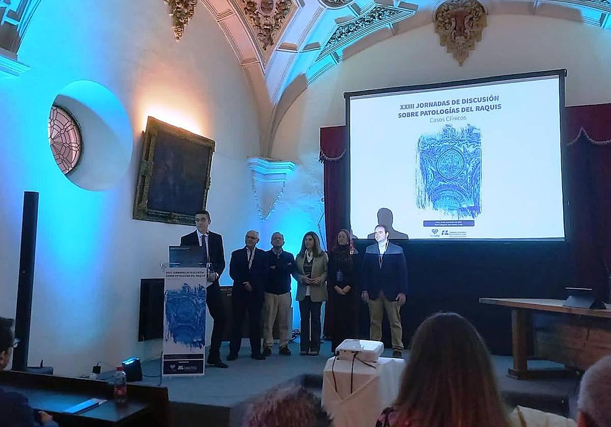 Jornada en la que participaron los doctores Manuel Fernández y Jesús Betegón.