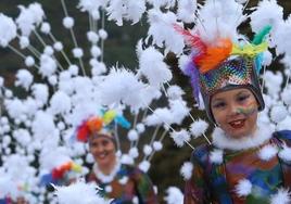 Imagen de archivo de un desfile de carnaval.