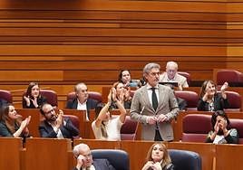 El procurador socialista en las Cortes, José Luis Vázquez.