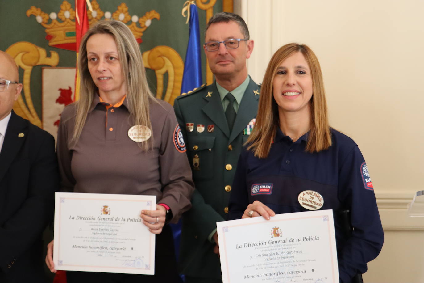 Menciones honoríficas a la seguridad privada leonesa