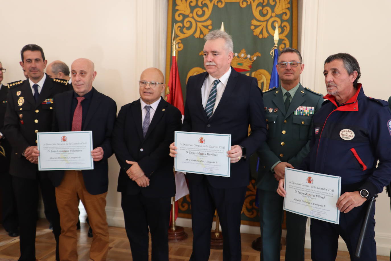 Menciones honoríficas a la seguridad privada leonesa