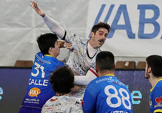Juan Castro, en el partido ante el Atlético Valladolid.
