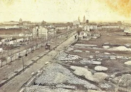 Avenida Ordoño II finales del siglo XIX.