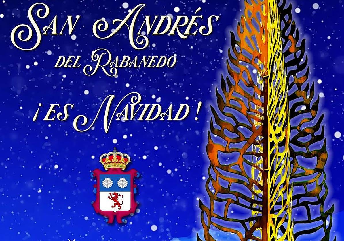 Cartel navideño de San Andrés del Rabanedo