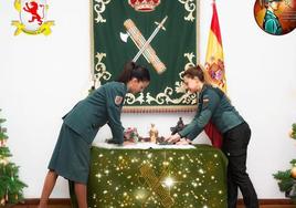Felicitación navideña de la Guardia Civil.