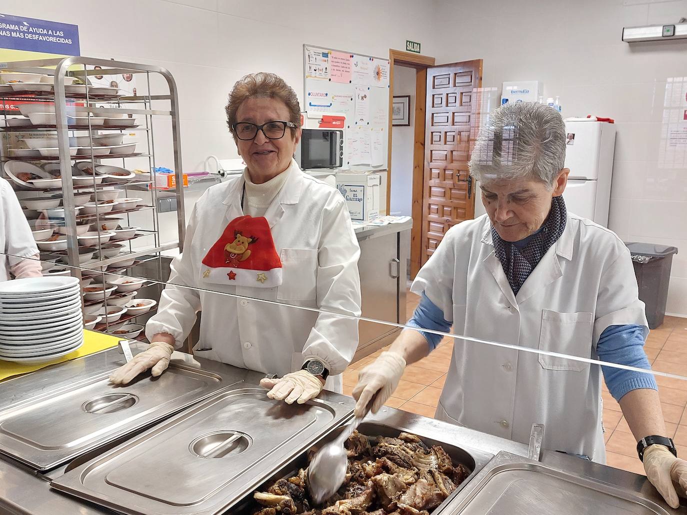 Menús navideños en la Asociación Leonesa de Caridad