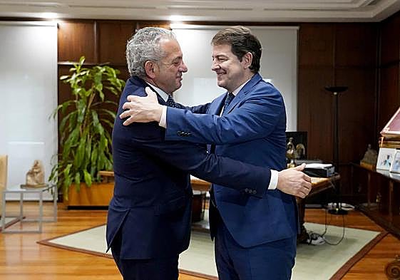 Nicanor Sen y Alfonso Fernández Mañueco.