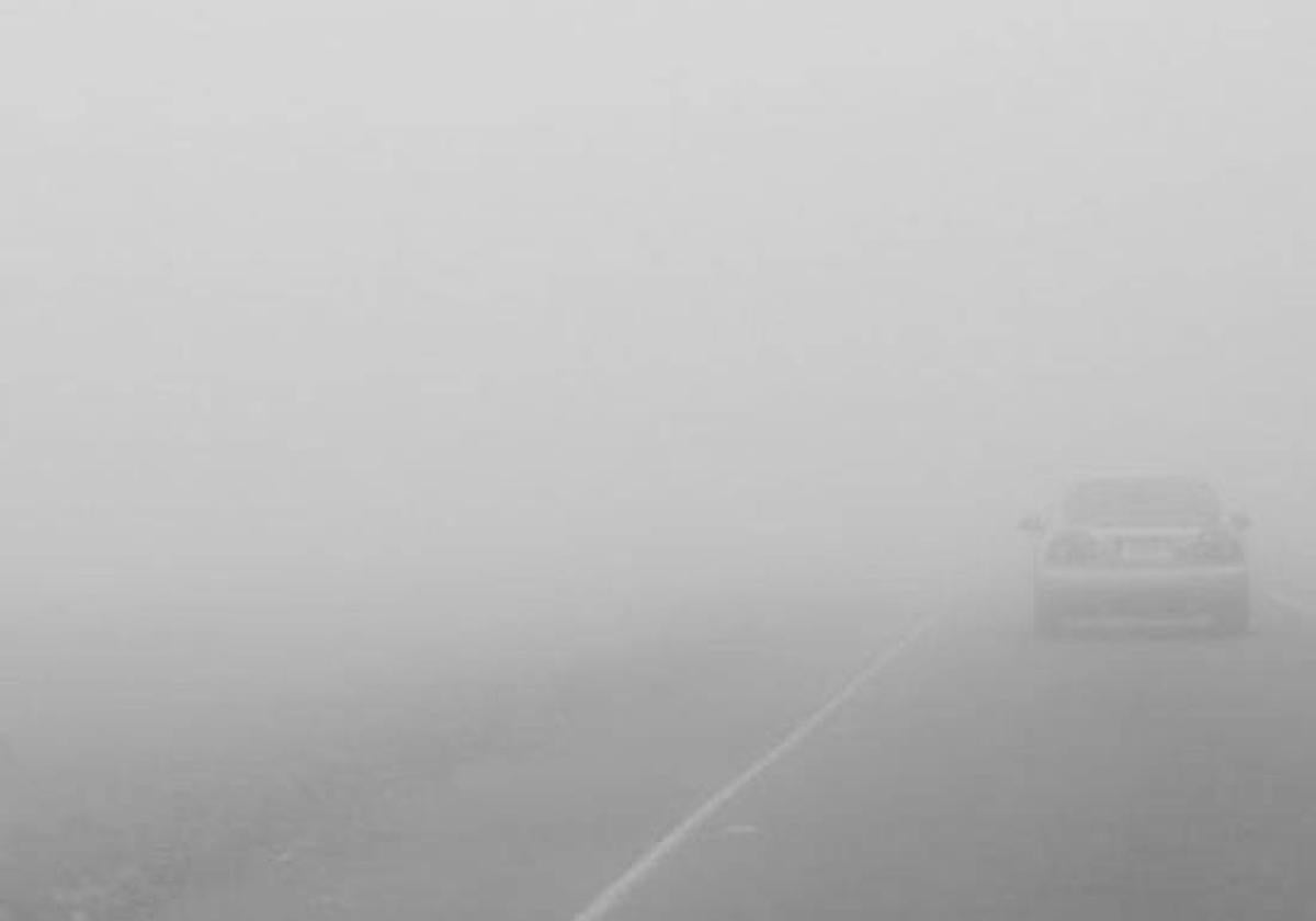 La niebla condiciona la circulación en León