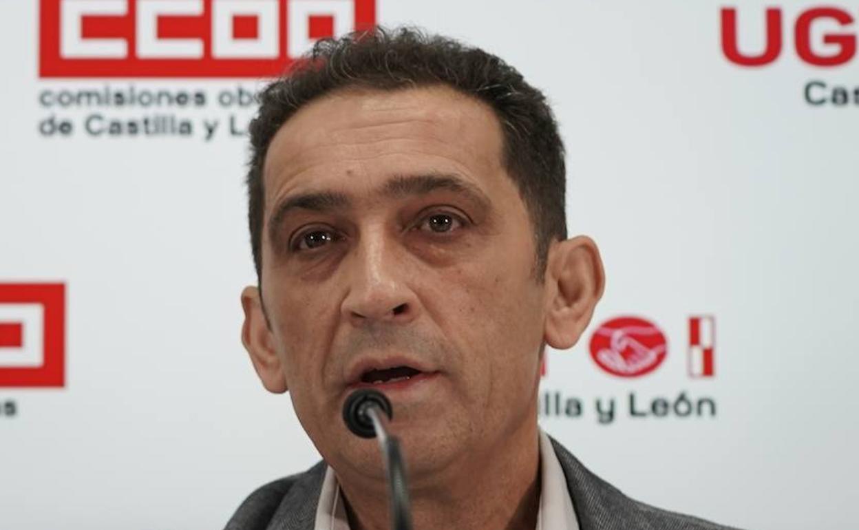 El secretario general de CCOO Castilla y León, Vicente Andrés.
