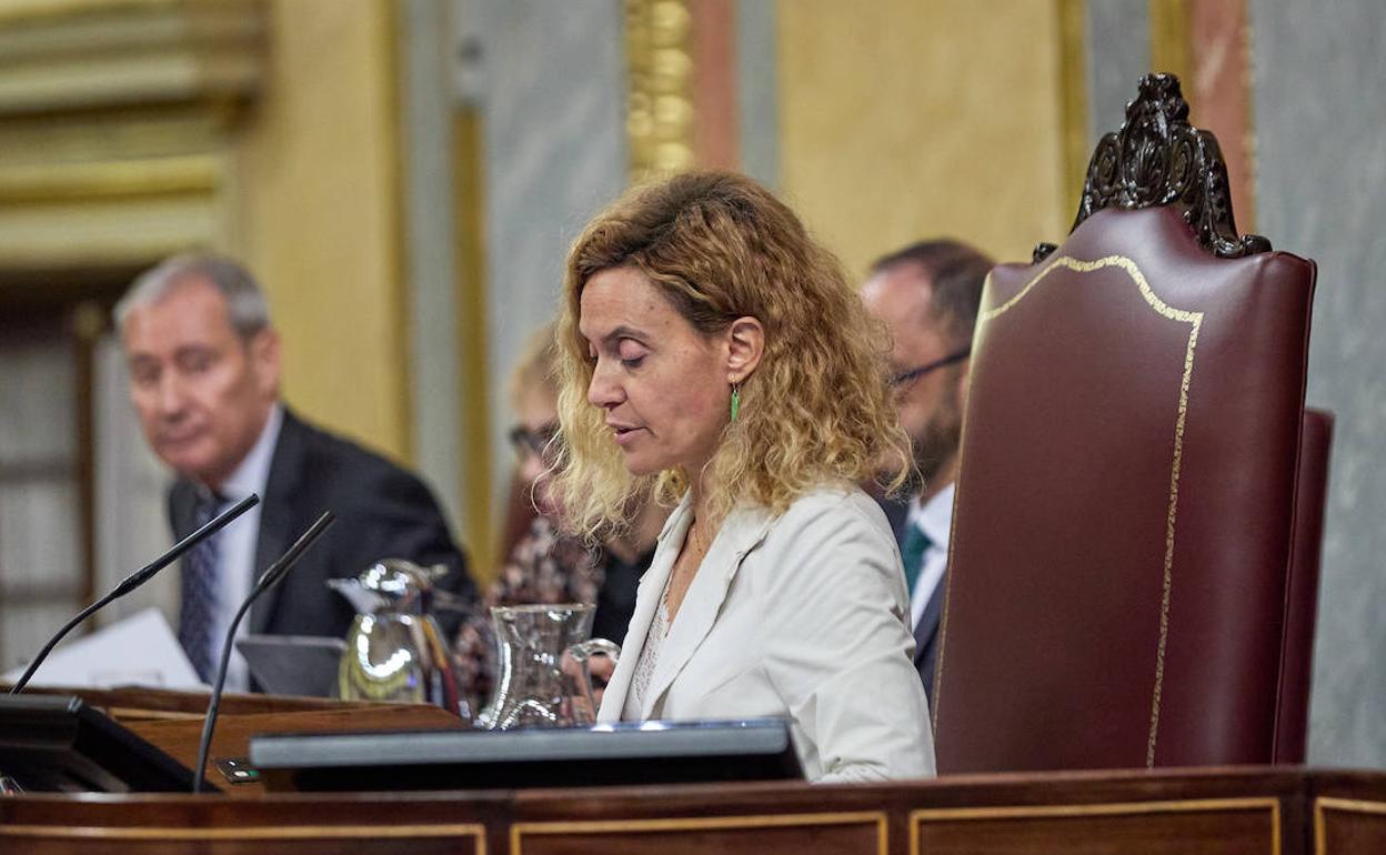 La presidenta del Congreso, Meritxell Batet.