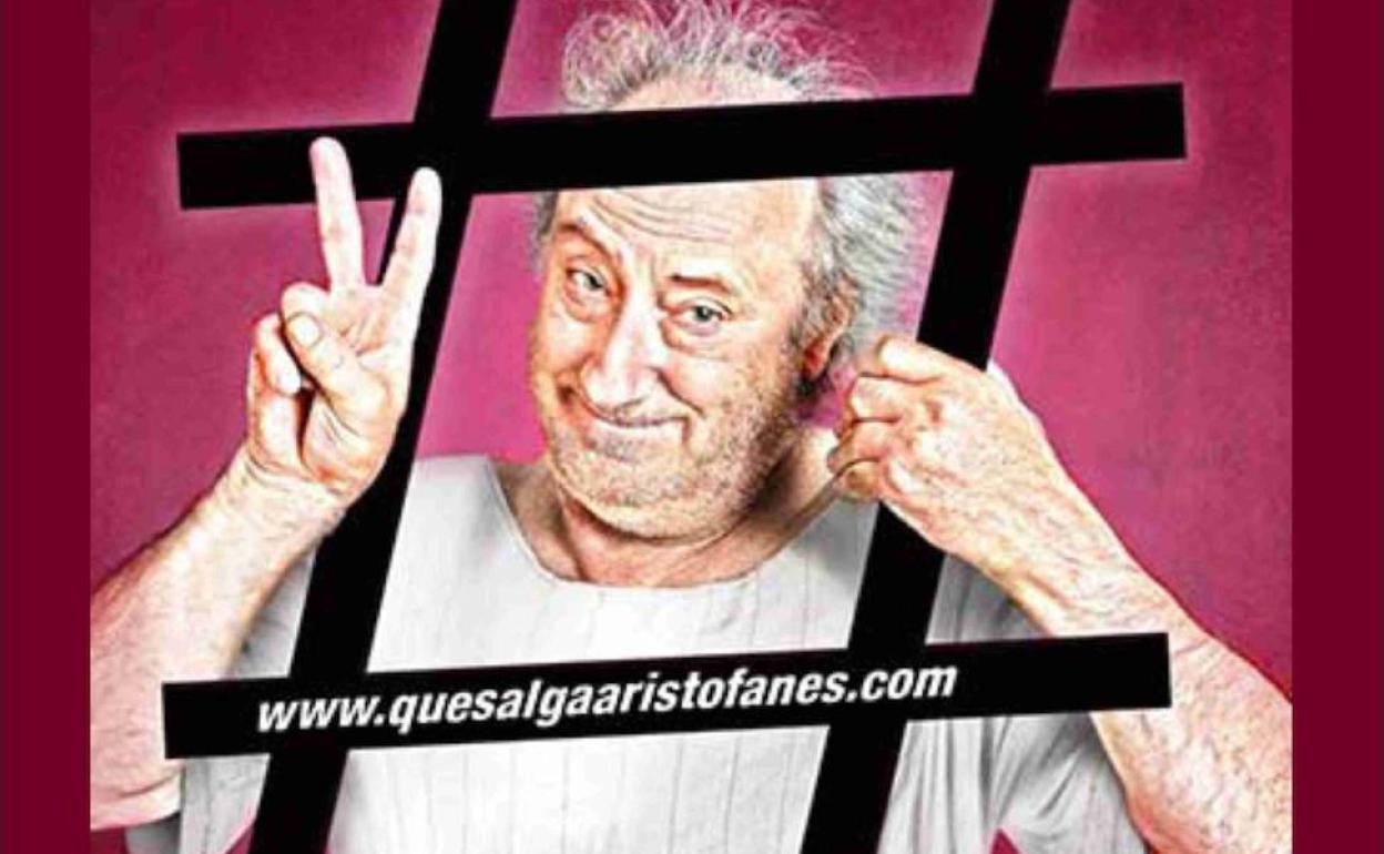 Imagen parcial del cartel que anuncia la nueva obra. 