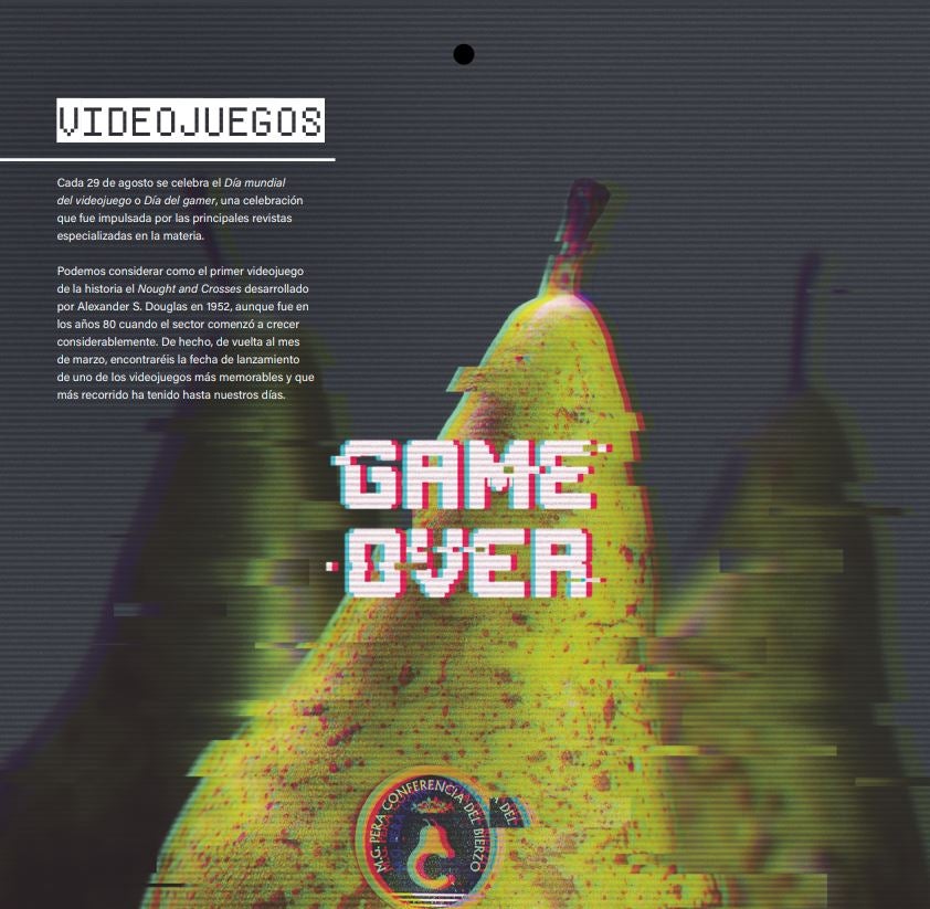 Alimentos de Calidad del Bierzo ha editado un calendario friki para el 2023.