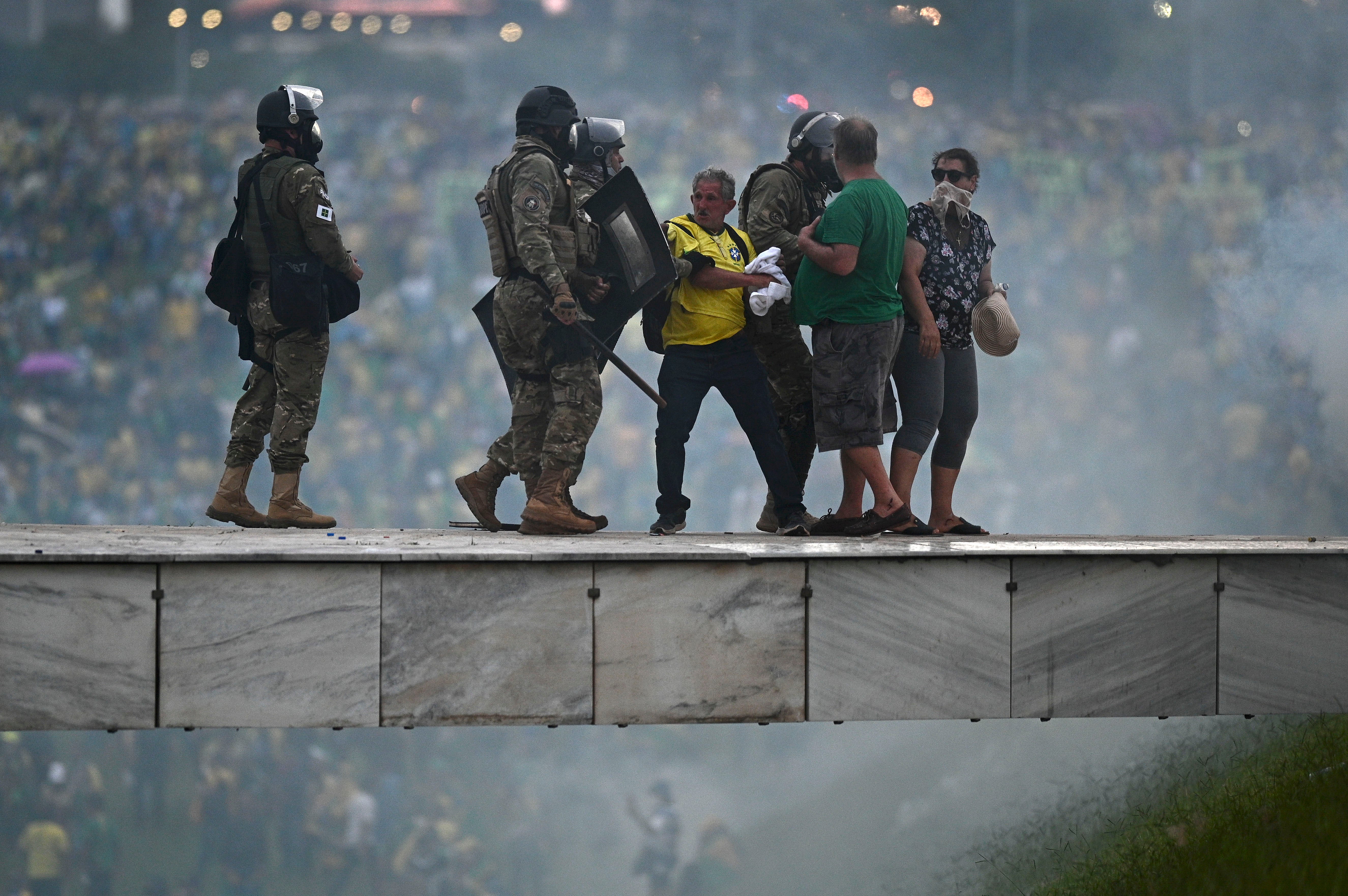 Fotos: Las imágenes del asalto bolsonarista en Brasil