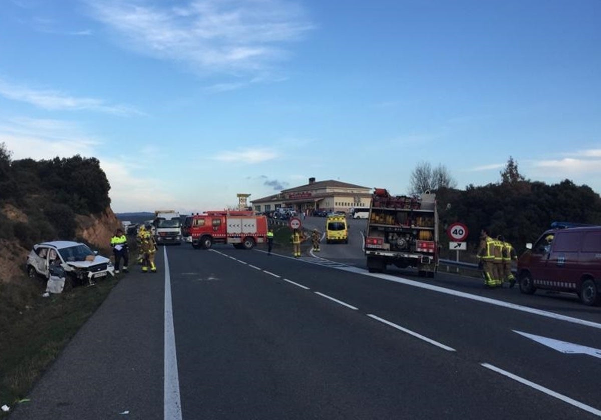 Accidente en carretera