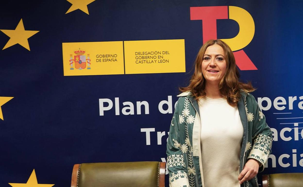 La delegada del Gobierno en Castilla y León, Virginia Barcones, presenta el informe 'Cumpliendo' de 2022. 