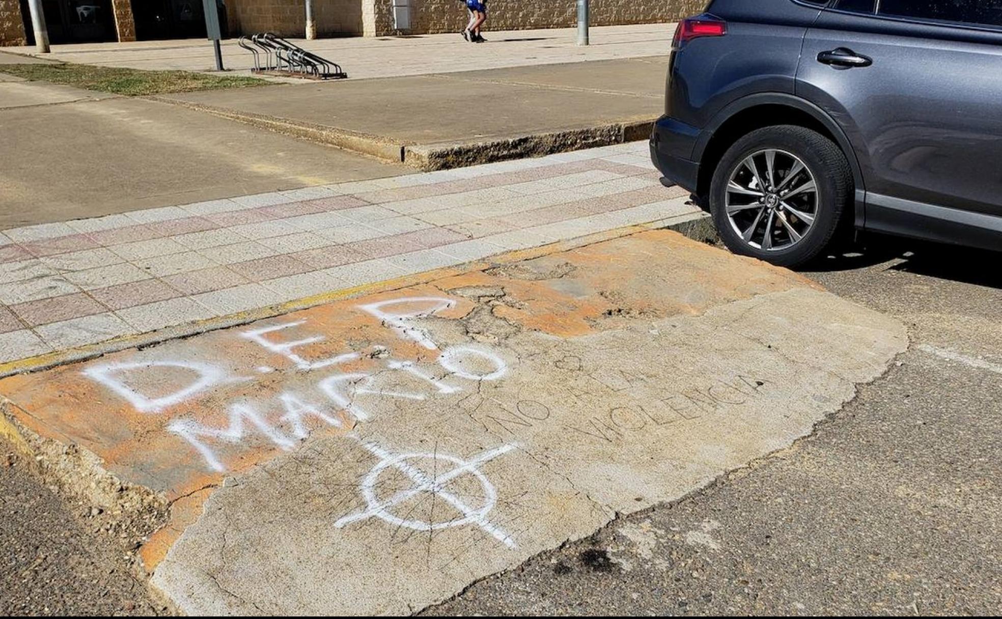 Lugar en el que se produjo el apuñalamiento y muerte del joven universitario en las inmediaciones del pabellón de La Torre. 